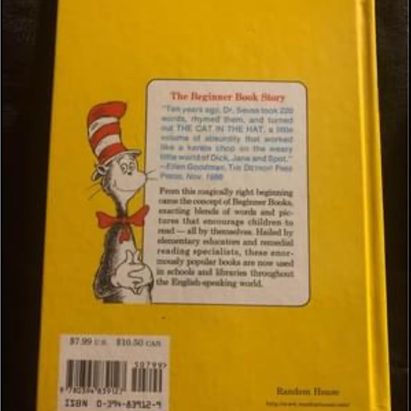 Dr Seuss book I Can Read With My Eyes Shut . Copyright 1978 - Picture 2 of 5